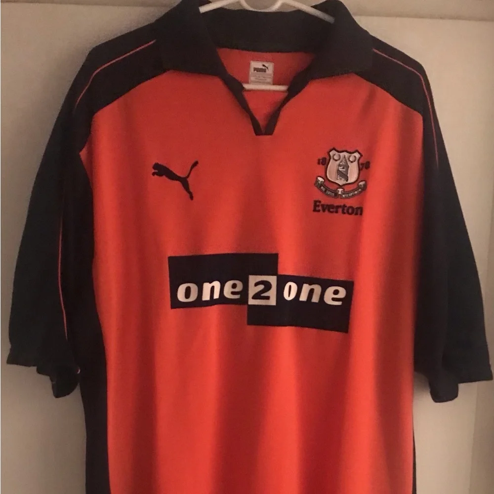 MINT Condition 2000/01 Puma Everton Away Kit - Picture 1 of 5